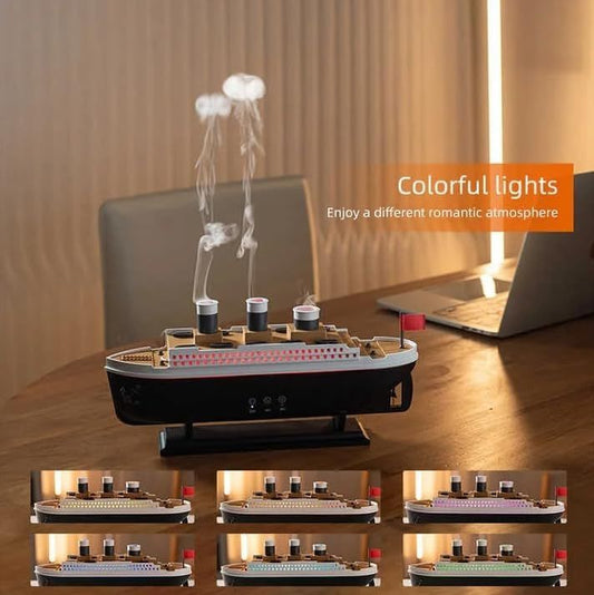 Titanic Steam Ship Design Humidifier &amp; Diffuser 🌊✨